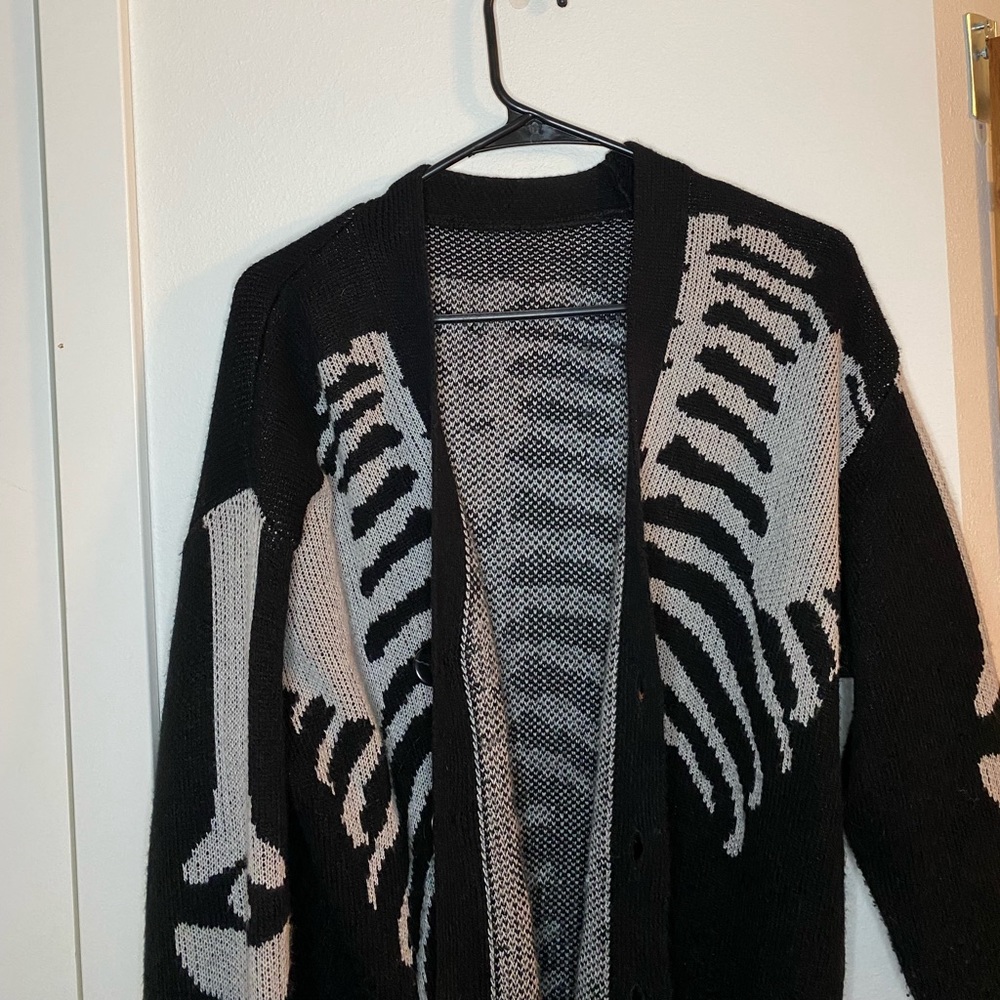 skeleton sweater